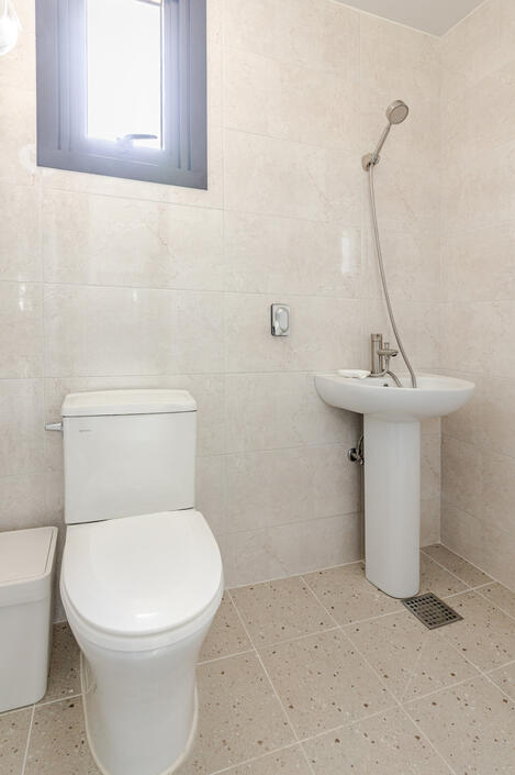 The second full bathroom is wet bath