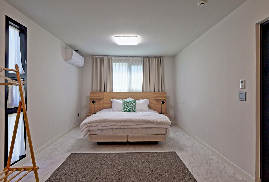 A King size bed for your comfort.
